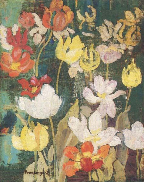 Maurice Prendergast Spring Flowers France oil painting art